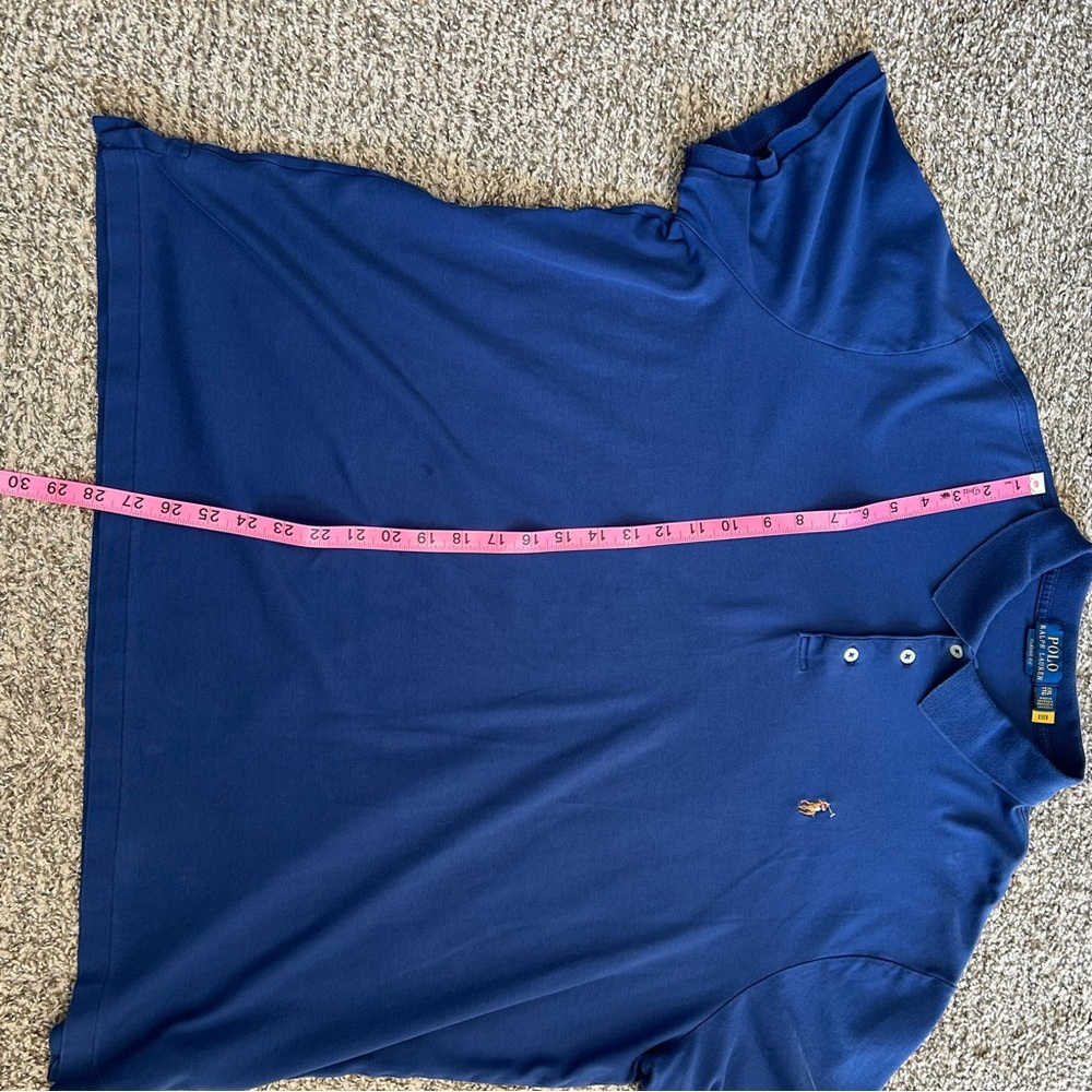 Polo by Ralph Lauren Men's Blue Polo Shirt Size XXL - Picture 7 of 8